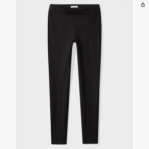 Daily Ritual Women's Ponte Knit Seamed-Front 2-Pocket Legging